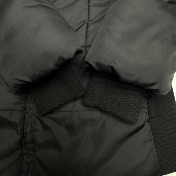 Y2K Converse One Star Women’s Black Hooded Jacket Puffer Coat size Small (D67)‎ - Picture 7 of 15